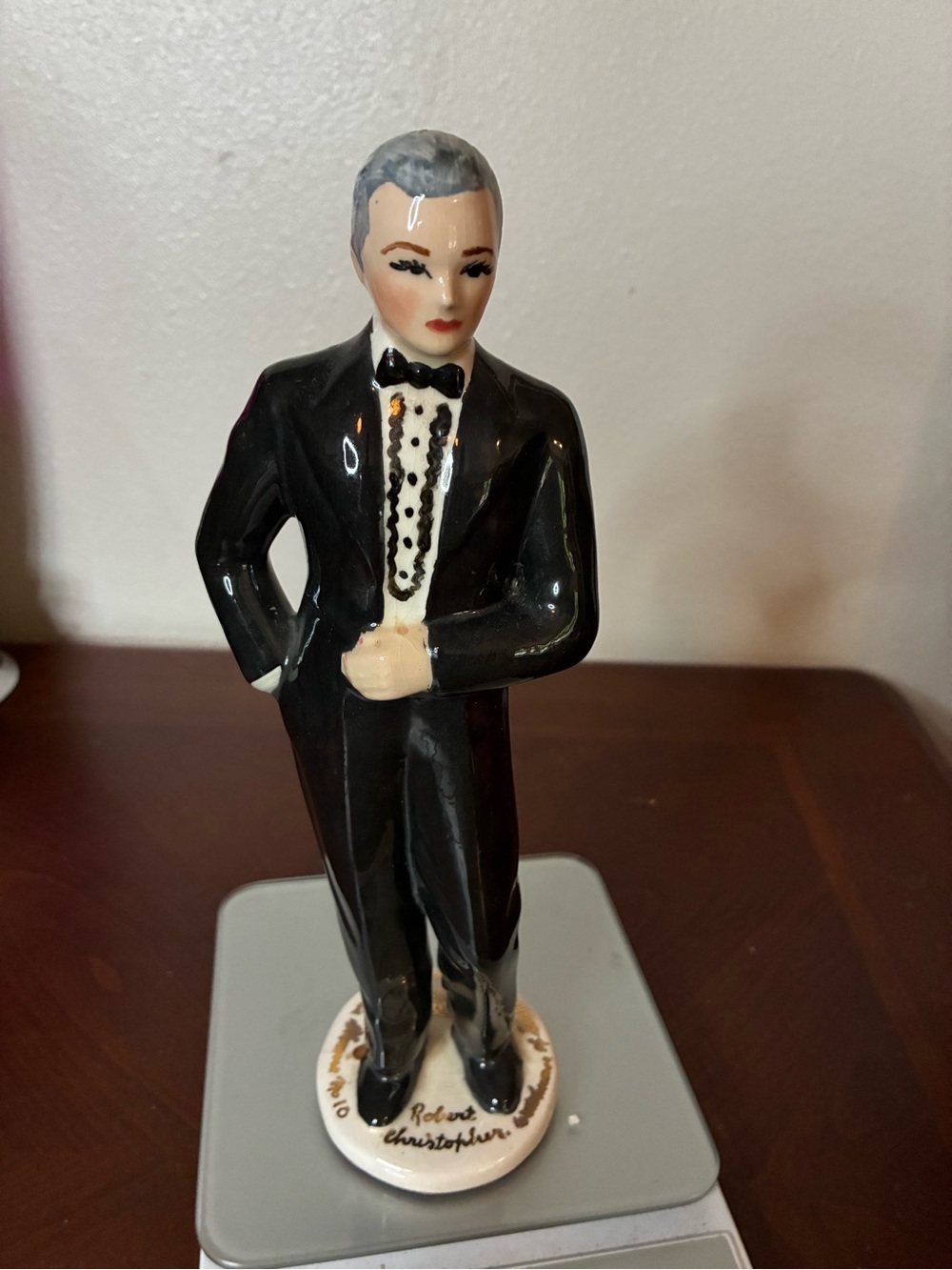 Vintage Robert Christopher Gentleman Ceramic Figurine